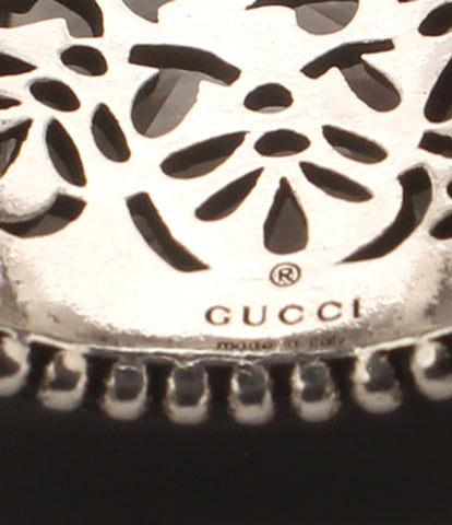 グッチ  リング 指輪 SV925 ブラック クリスタル      レディース SIZE 8号 (リング) GUCCI