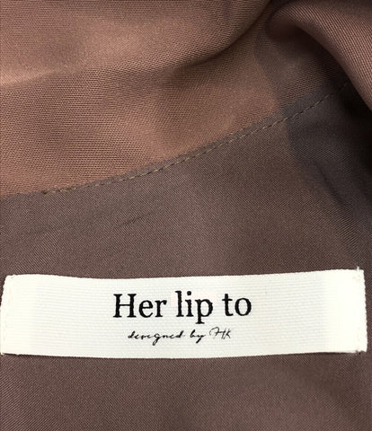 Her lip to(ハーリップトゥ) ノースリーブワンピース レディース