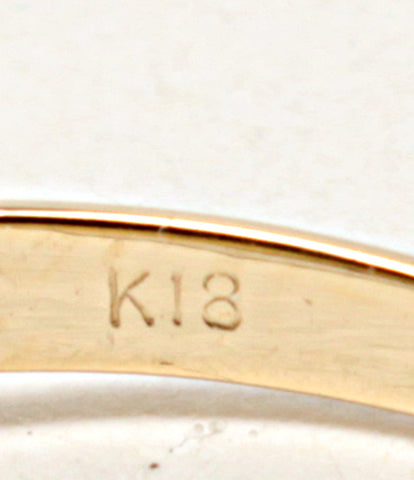 美品 リング 指輪 K18 D0.06ct カラーストーン      レディース SIZE 11号 (リング)