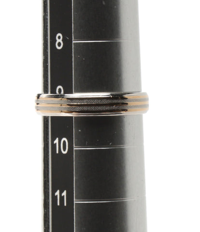 美品 リング 指輪 K18 Pt900 コンビ      レディース SIZE 9号 (リング)
