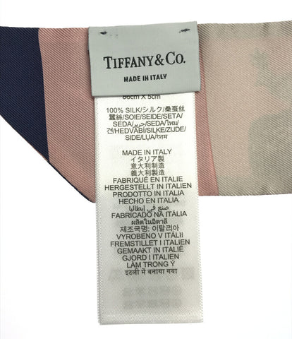ティファニー 美品 リボンスカーフ シルク100％  バード オン ア ロック   72020928 レディース  (複数サイズ) TIFFANY＆Co.