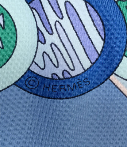 エルメス 美品 スカーフ カレ トライアングル ジュアン シルク100% 三角形 時の実験室 LE LABORATOIRE DU TEMPS     レディース  (複数サイズ) HERMES