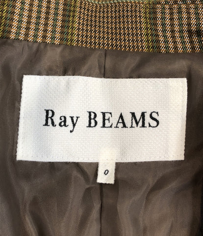 レイビームス 美品 テーラードジャケット チェック柄      レディース  (XS以下) RAY BEAMS