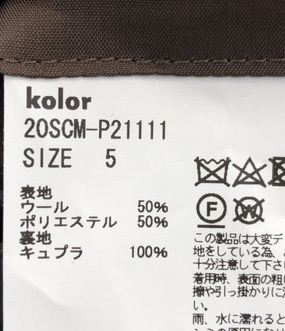 カラー 美品 スラックス カーキ      メンズ SIZE 5 (L) kolor