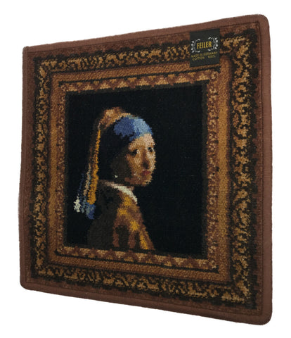 フェイラー 美品 ハンドタオル コットン100％ 絵画柄 真珠の耳飾りの少女      レディース  (複数サイズ) FEILER
