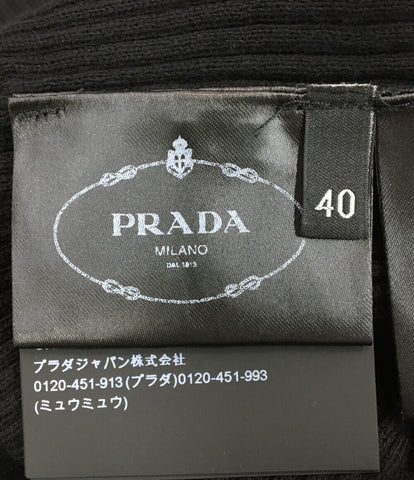 プラダ 美品 タートルニット ブラック DNA945 レディース SIZE 40 (M
