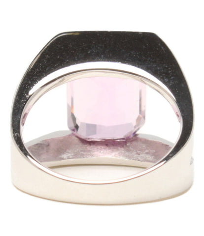 美品 リング 指輪 K18WG ダイヤ カラーストーン      レディース SIZE 12号 (リング)