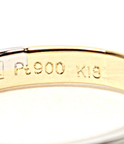 美品 リング 指輪 K18 Pt900      レディース SIZE 7号 (リング)