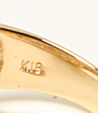 美品 リング 指輪 K18 D1.01      レディース SIZE 11号 (リング)