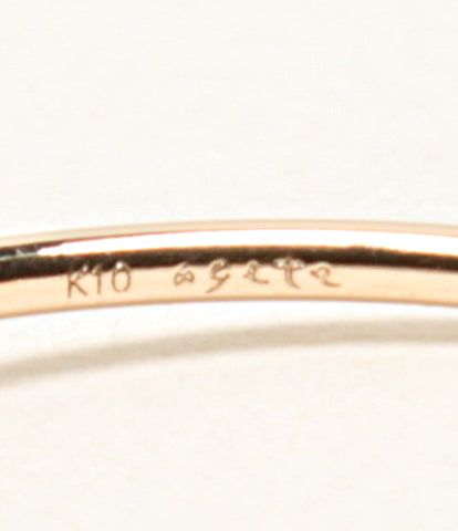 アガット 美品 リング 指輪 K10 カラーストーン レディース SIZE 7号