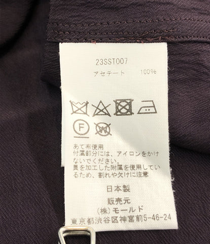 半袖アセテートシャツ      レディース SIZE 36 (S) CINOH