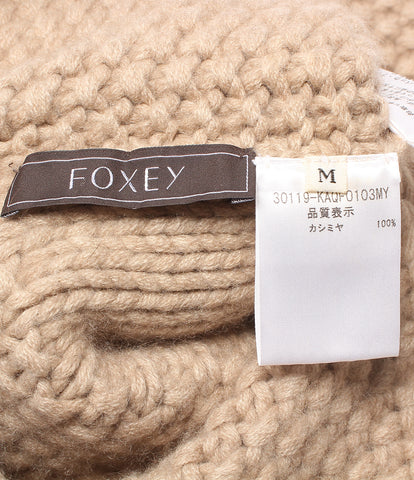 フォクシー  フードマフラー ポケット付き カシミヤ100％      レディース  (複数サイズ) foxey