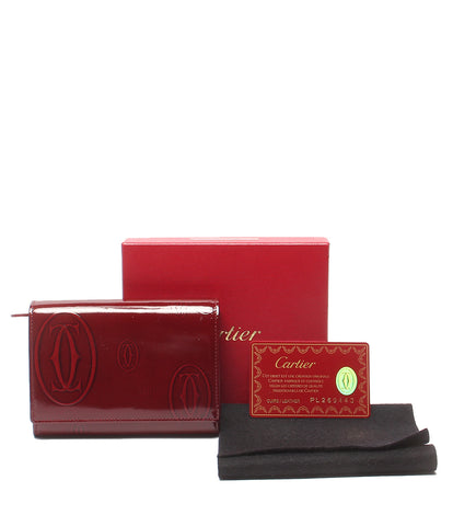 Cartierカルティエ 二つ折り財布 ハッピーバースデー 赤ファッション