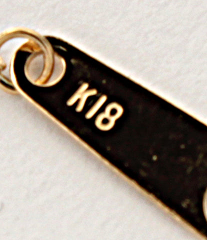美品 ネックレス K18 D0.08ct      レディース  (ネックレス)