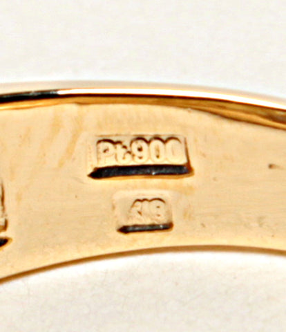 美品 リング 指輪 K18 Pt900 D0.05ct      レディース SIZE 12号 (リング)