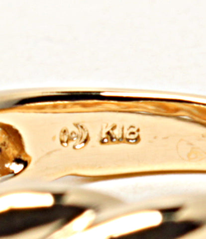 美品 リング 指輪 K18 D0.06      レディース SIZE 9号 (リング)
