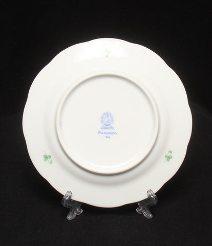 ヘレンド 美品 ミニプレート 小皿 12cm  インドの華 グリーン       Herend