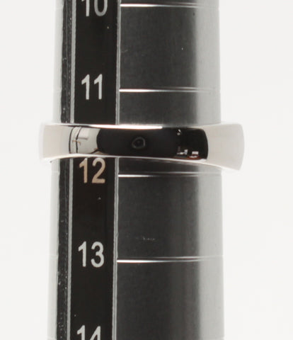 美品 リング 指輪 K14WG D0.06ct カラーストーン      レディース SIZE 11号 (リング)