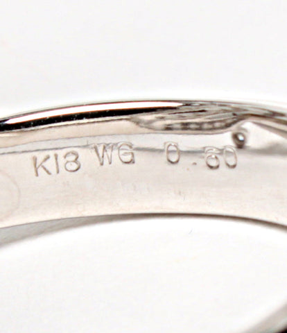 美品 リング 指輪 K18WG メレダイヤ 星モチーフ      レディース SIZE 12号 (リング)