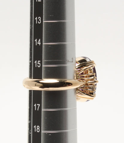 美品 リング 指輪 K18 メレダイヤ カラーストーン      レディース SIZE 15号 (リング)