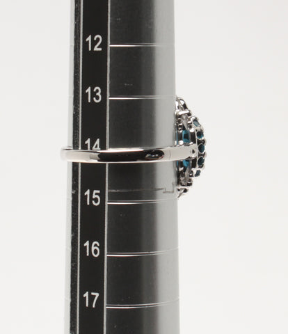 美品 リング 指輪 K9 375 カラーストーン      レディース SIZE 14号 (リング)