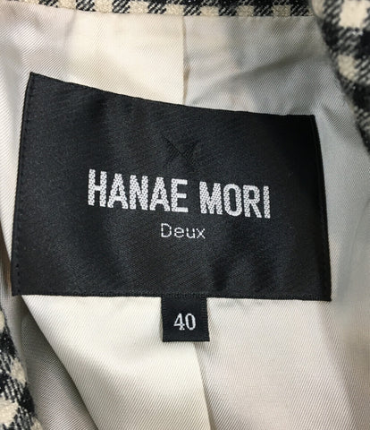 ハナエモリ  セットアップスカートスーツ ラメチェック柄      レディース SIZE   (M) HANAE MORI