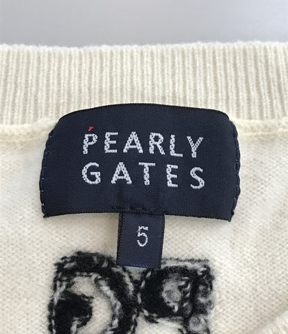 パーリーゲイツ 美品 カシミヤクルーネックニット セーター     053-1270001 メンズ SIZE S (S) PEARLY GATES