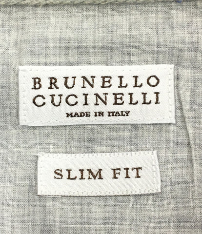 ブルネロクチネリ 美品 ボタンダウンスリムフィットシャツ      メンズ SIZE S (S) BRUNELLO CUCINELLI