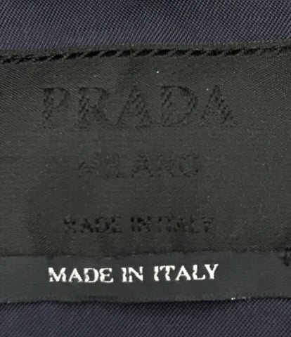 プラダ PRADA コート ナイロン レザー ブラック ベルト M梱包は簡単な物になります