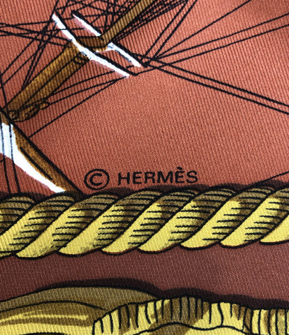 エルメス 美品 スカーフ カレ90 シルク100% 海と騎兵隊 MARINE ET CAVALERIE     レディース SIZE   (複数サイズ) HERMES