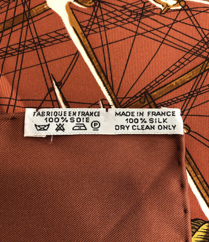 エルメス 美品 スカーフ カレ90 シルク100% 海と騎兵隊 MARINE ET CAVALERIE     レディース SIZE   (複数サイズ) HERMES
