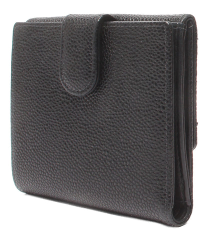 シャネル  Wホック二つ折り財布 キャビアスキン      レディース  (2つ折り財布) CHANEL