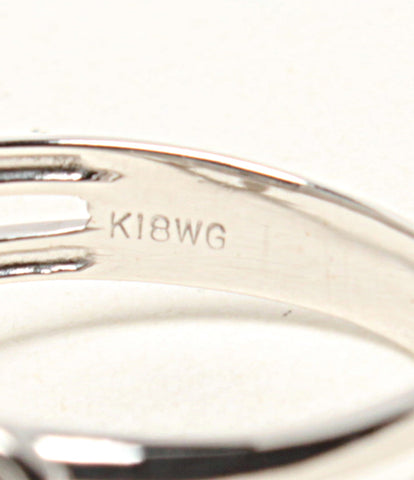 美品 リング 指輪 K18WG D0.13      レディース SIZE 11号 (リング)