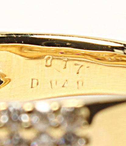 美品 リング 指輪 K18 D0.40      レディース SIZE 11号 (リング)