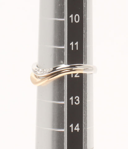 ヨンドシー 美品 リング 指輪 K18 Pt950 ダイヤ      レディース SIZE 12号 (リング) 4℃