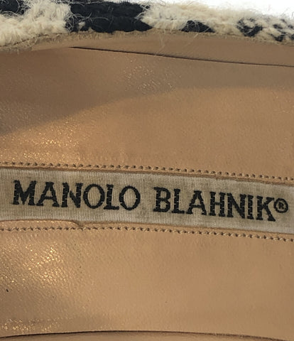 マノロブラニク  アーモンドトゥパンプス ハイヒール      レディース SIZE 38 (L) Manolo Blahnik