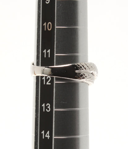 美品 リング 指輪 Pt900 D0.05 蛇モチーフ      レディース SIZE 11号 (リング)