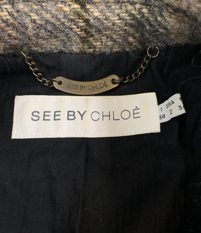 シーバイクロエ チェックコート レディース SIZE 38 (M) SEE BY CHLOE