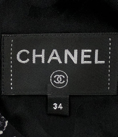 シャネル 美品 カメリア柄ワンピース ドレス シルク100％ P70590V61833 レディース SIZE 34 (S) CHANEL–rehello  by BOOKOFF