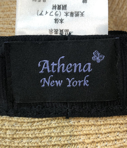 ストローハット 麦わら帽子      レディース SIZE   (複数サイズ) Athena New York