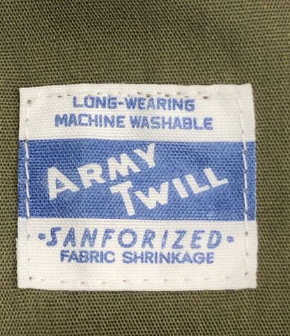 綿麻スラブパーカー      メンズ SIZE L (L) ARMY TWILL