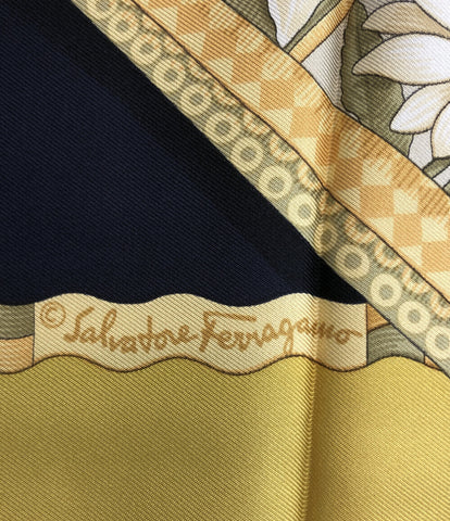 サルバトーレフェラガモ  スカーフ シルク100% 蝶柄      レディース SIZE   (複数サイズ) Salvatore Ferragamo
