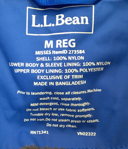 エルエルビーン 美品 ナイロンジャケット 裏ボア      レディース SIZE M (M) L.L.Bean