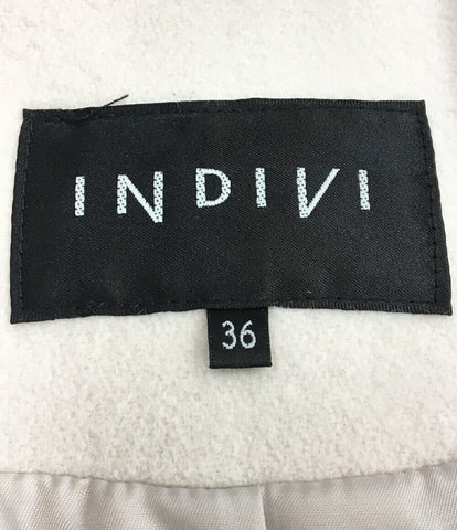 インディヴィ  ノーカラーコート      レディース SIZE 36 (S) INDIVI