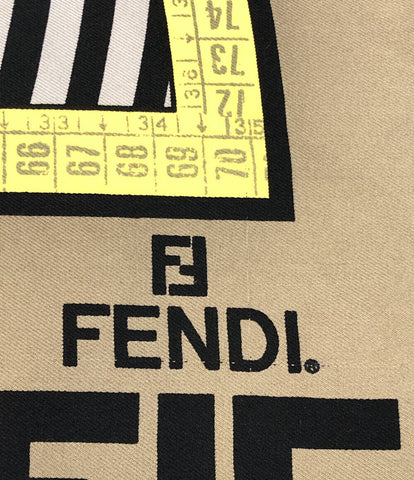 フェンディ  スカーフ シルク100％ トルソーモチーフ  ズッカ    レディース  (複数サイズ) FENDI