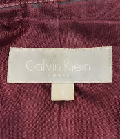 カルバンクライン  レザージャケット      レディース SIZE 9 (S) Calvin Klein