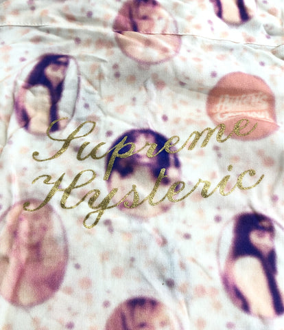 シュプリーム  半袖シャツ ×HYSTERIC GLAMOUR Blurred Girls Rayon S/S      レディース SIZE M (M) Supreme