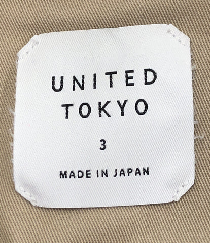 ユナイテッドトウキョウ 美品 ハイカウントギャバジンボンディングトレンチコート     409654001 メンズ SIZE 3 (XL以上) UNITED TOKYO