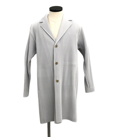 美品 プリーツロングジャケット     HP55JD302 メンズ SIZE 1 (複数サイズ) HOMME PLISS? ISSEY MIYAKE