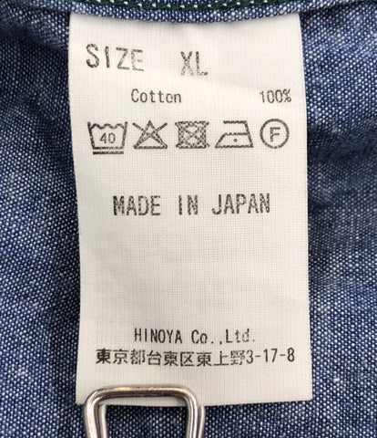 半袖シャツ シャンブレー ワークシャツ      メンズ SIZE XL (XL以上) BURGUS PLUS